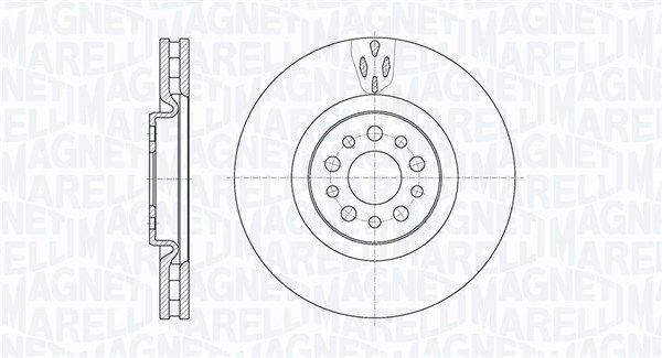 MAGNETI MARELLI Bremžu diski 361302040388